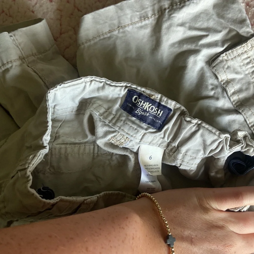 Boys khaki shorts